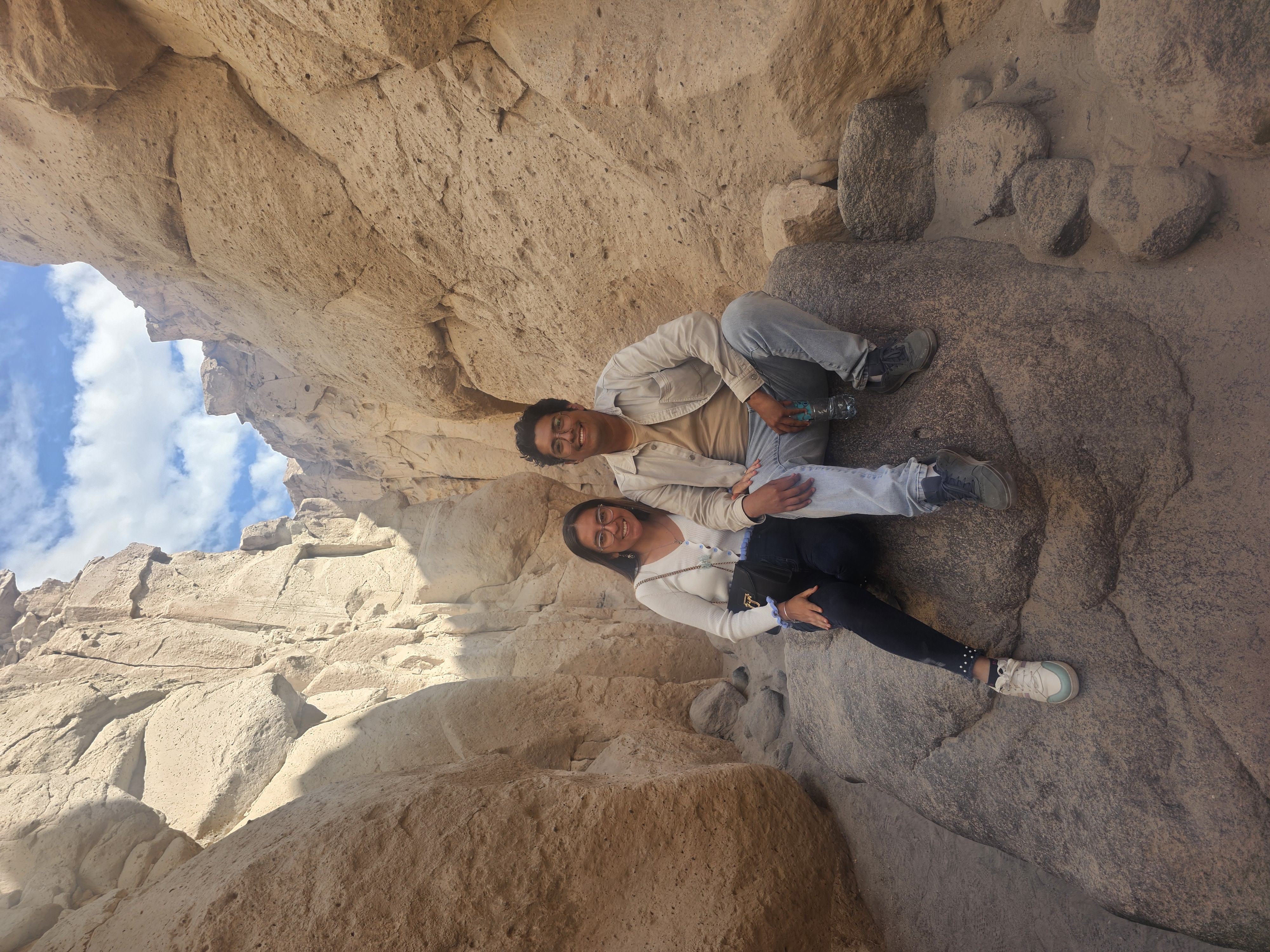 Angie y Felipe en la ruta de Arequipa
